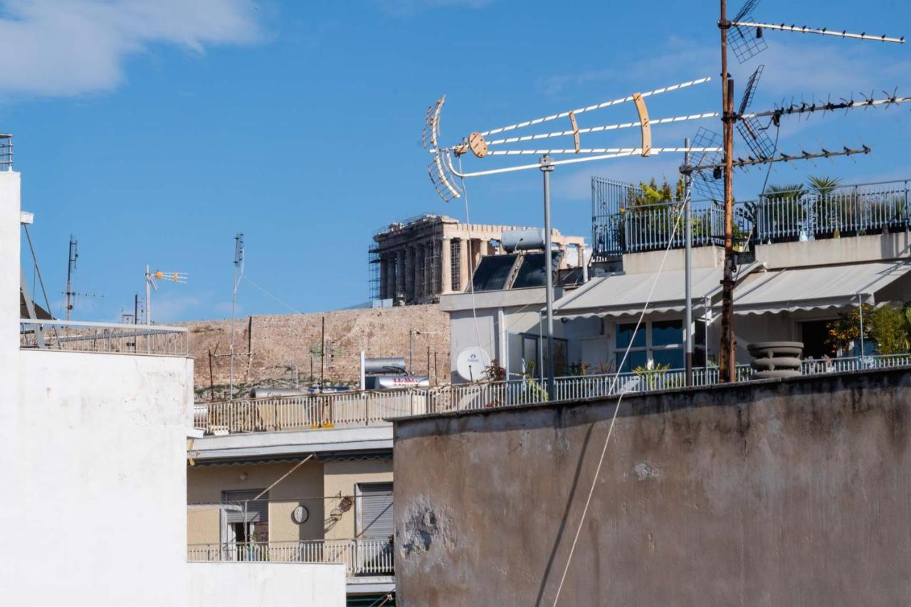 Acropolis View Vintage Style Apartment In Koukaki Atene Esterno foto
