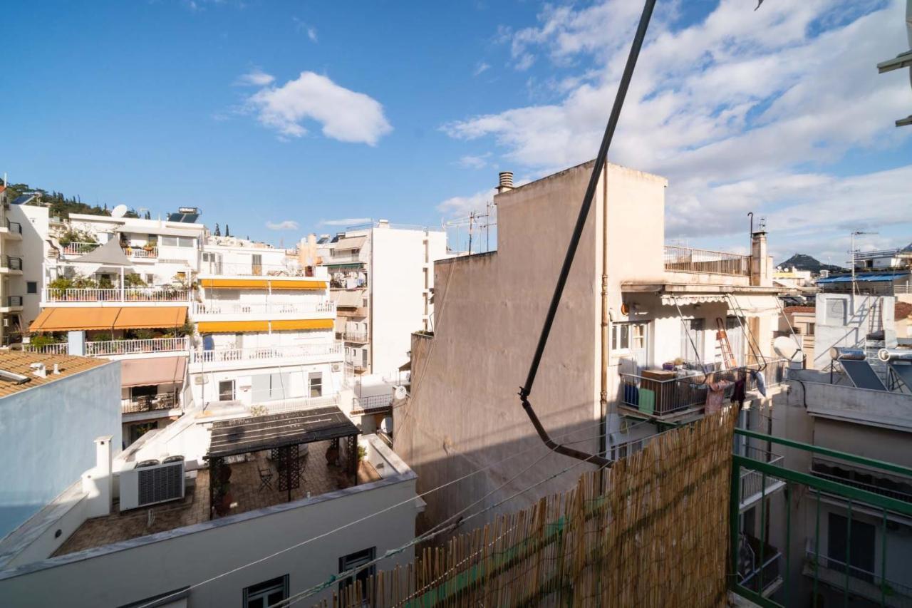 Acropolis View Vintage Style Apartment In Koukaki Atene Esterno foto