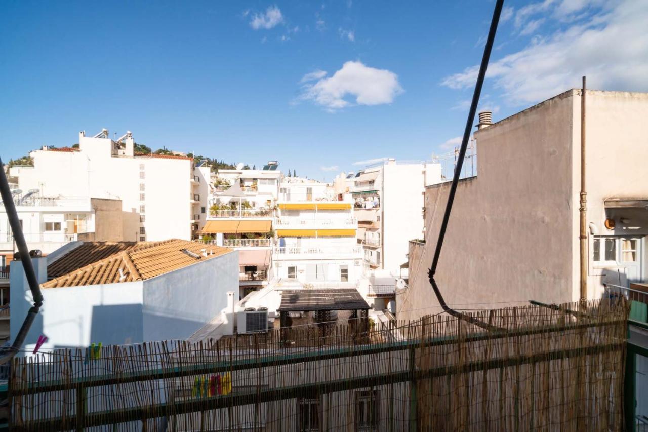 Acropolis View Vintage Style Apartment In Koukaki Atene Esterno foto