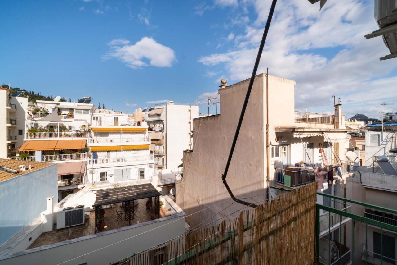 Acropolis View Vintage Style Apartment In Koukaki Atene Esterno foto